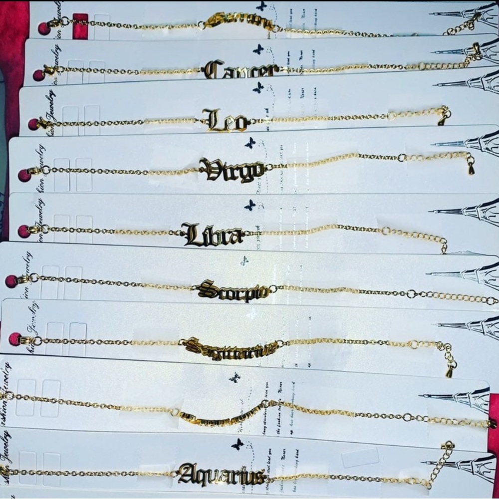 Zodiac Bracelet in Gold